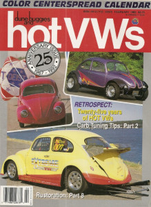 DUNE BUGGIES & HOT VW'S 1992 FEB - COOL 52s, 25 ANNIVERSARY, DUAL CARB TUNING